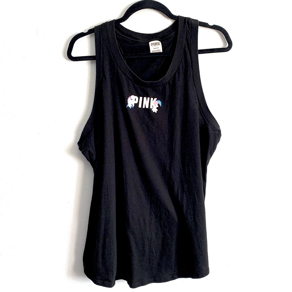 PINK Victoria’s Secret “PINK” Graphic Muscle Tee